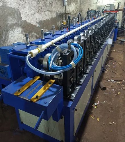 Strut channel roll forming machine